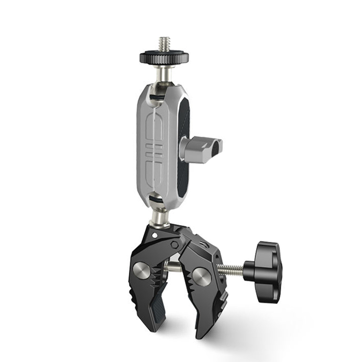 Universal HONGDAK Motorcycle O-Clip Quick Release Clamp Handlebar Fixed Mount Holder for Action Cameras