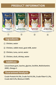 Alimento Húmedo Enlatado de Pollo Desmenuzado de Alta Calidad para Gatos - Salud <span class=keywords><strong>Gastrointestinal</strong></span> y Apoyo Inmunológico, Alimento Nutritivo para Gatos - Product Image 5
