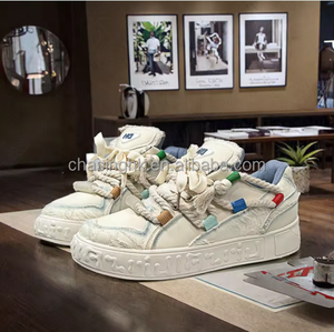 Zapatos Casuales para Hombre, Estilo Moderno para Jóvenes, Zapatos Planos Tipo Skateboard - Product Image 6