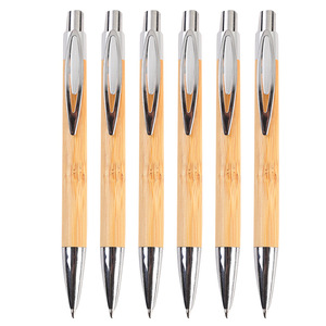 Customized ECO Friendly Wood Ballpoint <b>Pens</b> Bamboo Stylus Ball <b>Pen</b> for <b>Promotion</b> Gift - Product Image 1