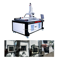 100W 120W miroir de salle de bain de refroidissement par eau 600*900mm taille de travail miroir Laser sablage Machine