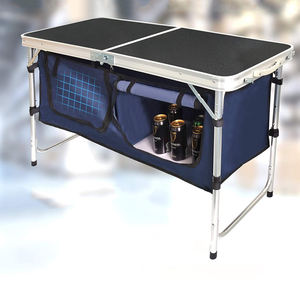 Mesa Plegable Portátil de Aluminio para Acampar, Mesa de Cocina para Picnic al Aire Libre, en Oferta - Product Image 1