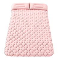 Matelas de couchage double gonflable avec oreillers pour couples, camping en plein air