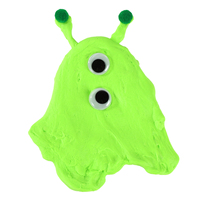 Intéressant alien invasion bouffée slime fort extensible slime lumineux mastic jouet