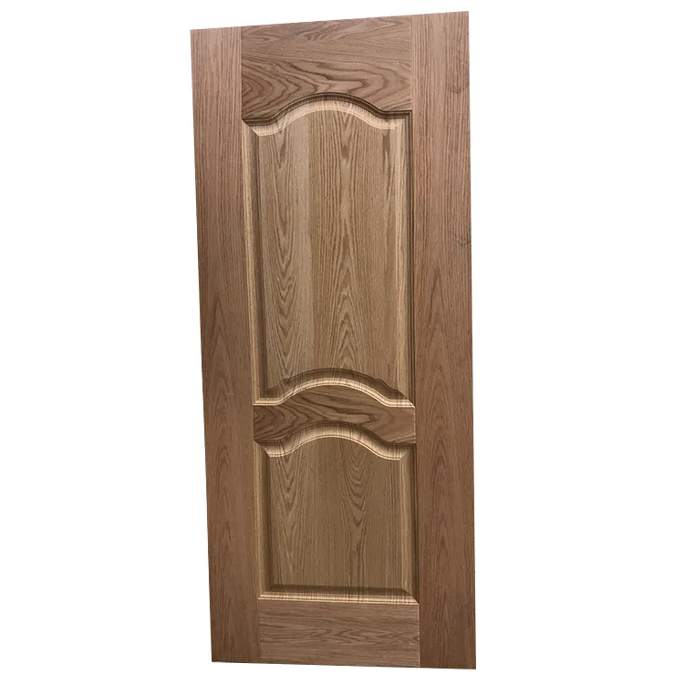 Natural Wood Veneer MDF Mould Door Skin With Wholesale Price