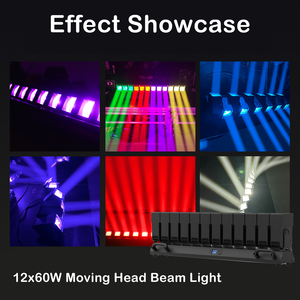 Dj Stage Equipment 12x60W Pixel Rgbw 4in1 Led Beam Dmx Wash Zoom Matrix Stage Moving Head Bar Luces Wave Led Bar - Product Image 5