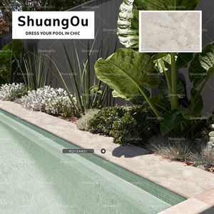 Pavage jaune <span class=keywords><strong>clair</strong></span> intérieur extérieur 20mm Surface rugueuse carrelage extérieur 300x1200mm anti-dérapant <span class=keywords><strong>piscine</strong></span> carrelage sol en céramique - Product Image 4