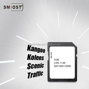 SMIOST pour Tom Tom Renault Zoe Navig Scenic 4 SD <span class=keywords><strong>carte</strong></span> de Navigation GPS pour Megan <span class=keywords><strong>3</strong></span> <span class=keywords><strong>carte</strong></span> SD CID personnalisée en direct 11.05 - Product Image 1