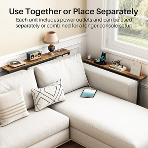 Narrow <strong>Console</strong> <strong>Table</strong> with Adjustable Height <strong>Skinny</strong> Behind Couch <strong>Table</strong> Simple Sofa Side <strong>Table</strong> for Living Room - Product Image 3
