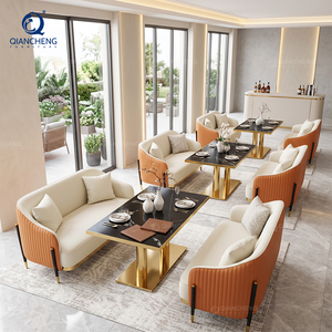 Canapé de réception pour hall d'hôtel, mobilier de bureau pour zone de détente professionnelle, ensemble table et chaises pour <span class=keywords><strong>restaurant</strong></span>, café, pâtisserie, boutique de cuisine, et stand de thé - Product Image 2