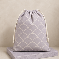 Pochette de voyage personnalisée en toile écologique pour femme avec cordon de serrage, porte-documents réutilisable, sac de rangement sécurisé pour passeport