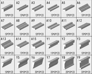 Thạch cao nhôm Pop EPS xốp Bảng điều chỉnh xi măng bê tông thạch cao <span class=keywords><strong>coving</strong></span> cornice khuôn mouldings cho trần - Product Image 4