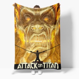 Manta <span class=keywords><strong>de</strong></span> Franela Estampada Personalizada <span class=keywords><strong>de</strong></span> la Serie Popular <span class=keywords><strong>de</strong></span> <span class=keywords><strong>Ataque</strong></span> a los <span class=keywords><strong>Titanes</strong></span>. Multifuncional. Adecuado para Todas las Estaciones. Manta <span class=keywords><strong>de</strong></span> Regalo - Product Image 1