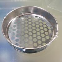 Tamis de laboratoire perforé en acier inoxydable de 1 mm de maille, 600 mm x 30 cm, norme ASTM, service de découpe pour filtres de laboratoire, sable et farine