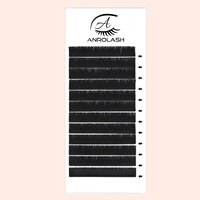 Extensions de cils volume russe en fibre PBT, finition mate, faites à la main, naturelles, douces, véganes, sans cruauté, qualité salon coréenne