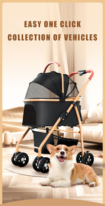 Carrito de Viaje Plegable de Algodón Impermeable Wellpal, con 4 Ruedas, <span class=keywords><strong>para</strong></span> Perros, Venta al Por Mayor - Product Image 5
