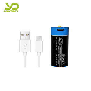 Bateria Recarregável de Íon de Lítio YaDan 3.7V 1100mAh <span class=keywords><strong>18350</strong></span> com Cabo Tipo-C - Product Image 6