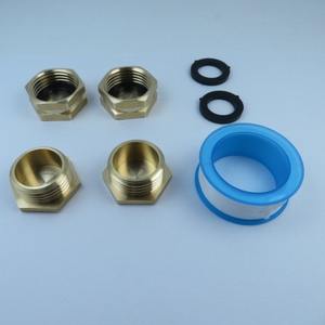 Tapones de Latón de 3/4 Pulgadas para Mangueras de Jardín con Conectores Macho para Tuberías, Accesorios de Riego - Product Image 2