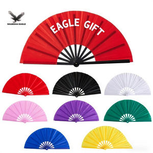 En gros Promotionnel Clack Rave Bambou Bois Plastique Décorer Personnalisé Taille Impression Cadeau Pliant Main Éventail - Product Image 1