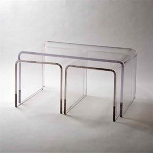 Clear Modern Acrylic Coffee <b>Table</b> and Dining Furniture <b>Small</b> Perspex End <b>Table</b> - Product Image 6