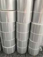Étiquettes autocollantes en rouleau argent mat pour engrais, agriculture et usage industriel