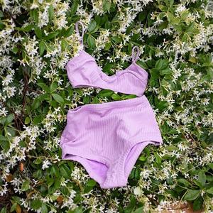 Maillot de bain brésilien XL pour femme, ensemble bikini push-up à dégradé de couleurs, col halter, motifs à pois unis - Vente directe fabricant - Product Image 4