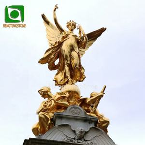 รูปปั้นพระราชินีวิกตอเรียโบราณของสหรัฐอเมริกา ทำจากทองสัมฤทธิ์ พร้อมรถม้าทองเหลือง งานหล่อโลหะ 3 มิติ เหมาะสำหรับตกแต่งในวันหยุดและเป็นของขวัญ - Product Image 5