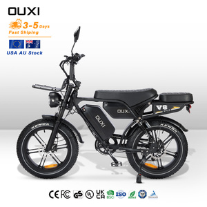Bicicleta Eléctrica V8 Ultra Plus con Motor Trasero de 250W/1000W, Batería de Litio de 48V, Resistente al Agua, para Adultos, Disponible en Australia - Product Image 1