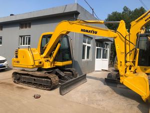 Excavatrice sur chenilles Komatsu PC60-7 PC55MR PC35MR 6 tonnes d'occasion, équipement de construction en excellent état, Komatsu PC70-8 PC56-7 - Product Image 5