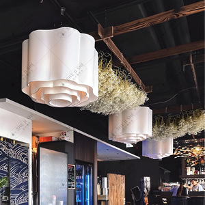 Chinese Style Restaurant Chandelier 60Cm Diameter <b>Led</b> <b>Light</b> Round Pendant For Hot Pot <b>Tea</b> House Banquet Room Lighting - Product Image 2