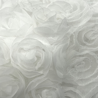 Échantillon Gratuit Nouveau Tissu en Polyester Brodé de Dentelle Extensible Biologique pour Robes d'Enfants, Mariages et Textiles de Maison