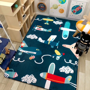 <span class=keywords><strong>Tappeto</strong></span> Educativo Divertente con Stampa di Aerei per Bambini, Tappetino da <span class=keywords><strong>Gioco</strong></span> per Asilo Nido, <span class=keywords><strong>Tappeto</strong></span> Tatami per Cameretta - Product Image 6
