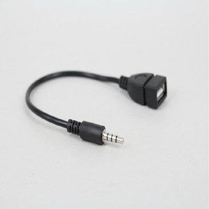 3.5mm To <b>Usb</b> Female <b>Adapter</b> Cable For Mobile Phone Audio Otg Connection - Product Image 1