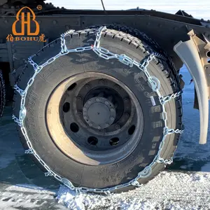 BOHU Universal Anti Skid Truck Tire Snow Chains 2251 Series Car Truck Tractor Snow Chains Tire Size 12.00-20