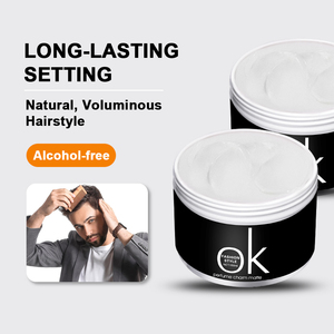Crème <span class=keywords><strong>coiffante</strong></span> mate pour barbier avec logo personnalisé, tenue forte, 150 ml, volume pour hommes aux <span class=keywords><strong>cheveux</strong></span> crépus - Product Image 2