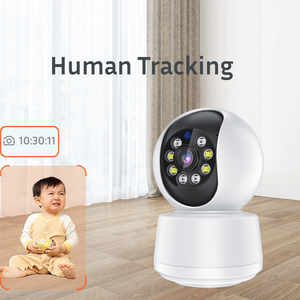 Suivi automatique intelligent Caméra de sécurité intérieure PTZ CCTV Vision nocturne Réseau filaire CMOS Carte SD <span class=keywords><strong>Wifi</strong></span> Surveillance intelligente intérieure - Product Image 6