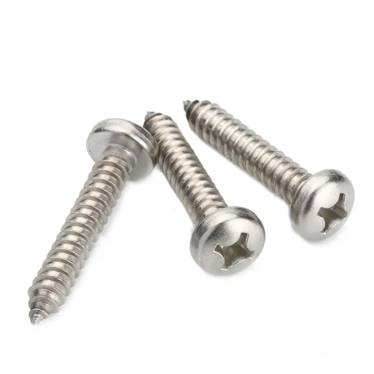 YH License Plate Screws Custom Head One Way Stainless Steel Pan Head Safety Security Anti-Theft Screw