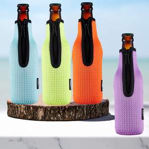 Fundas Aislantes para Botellas de Cerveza de 12oz/330ml, Cubiertas Refrigerantes para Botellas Estándar, Chaqueta con Cierre para Botellas de 12oz, Porta Botellas - Product Image 6