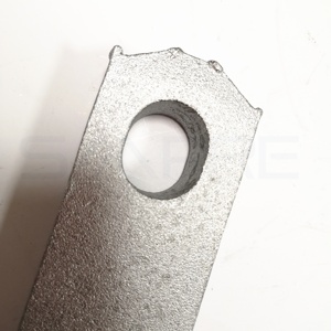 Ancrage mural préfabriqué en acier galvanisé durable, revêtu de zinc, à deux trous, pour applications murales - Product Image 4