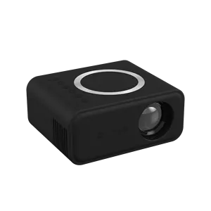 WIFI kablolu ev 100 inç 24 ANSI lümen 4:3/16:9 destek 1080P LED cep Mini taşınabilir projektör