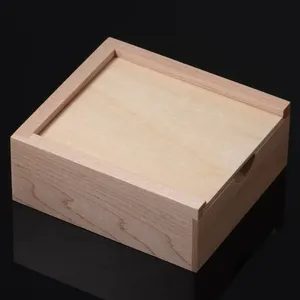 Noce non finito quadrato scatola di immagazzinaggio in <span class=keywords><strong>legno</strong></span> USB personalizzato decorazione in <span class=keywords><strong>legno</strong></span> di <span class=keywords><strong>stampa</strong></span> per collana gioielli da parete segni di <span class=keywords><strong>legno</strong></span> artigianato - Product Image 6