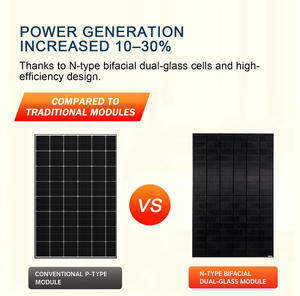 Panneau solaire monocristallin 585W 600W TUV pour demi-cellule BIPV Stock US - Product Image 3