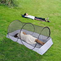 Tente de camouflage ultralégère portable pour l'entraînement en plein air Installation simple sans insectes Moustiquaire pliable Étudiants
