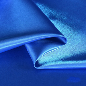 Tissu de chemisier pour femmes et filles, luxueux, doux, soyeux, <span class=keywords><strong>brillant</strong></span>, imprimé, métallique, liquide, bleu royal <span class=keywords><strong>satin</strong></span>é, réfléchissant - Product Image 3