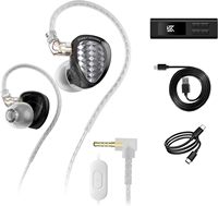 KZ Starbit IEM pour le gaming FPS, écouteurs intra-auriculaires avec micro, 1DD+1BA