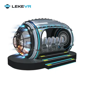Máquina de atracción de realidad virtual LEKE VR 9D Simulador multijugador VR