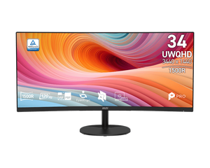 Nuevo Monitor MSI PRO MP341CQ E12 de 34 Pulgadas con Altavoz, Resolución 3440 x 1440 UWQHD, Tiempo de Respuesta de 120 Hz, Pantalla Curva VA de 1500R para Juegos y Oficina - Product Image 5