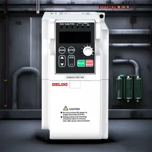 Delixi Smart 40 Hp 1kw 100 Kw Vfd 400v 11 Kva Vs 200 Sp 3ph Vfd World Drive 5.5kw 220v convertitore di frequenza per motore 200 Kw