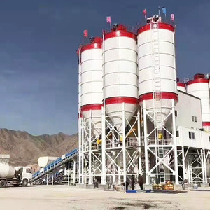 Petite centrale de production de béton, ligne de malaxage, 25-75 m3/h, haute efficacité de production, alimentation électrique pour la construction - Product Image 6