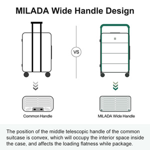 Valigia da Viaggio 2026 Hot Sale in PC con Telaio in Alluminio, Apertura Frontale, 20-24 Pollici, Ideale per Viaggi d'Affari - Product Image 6